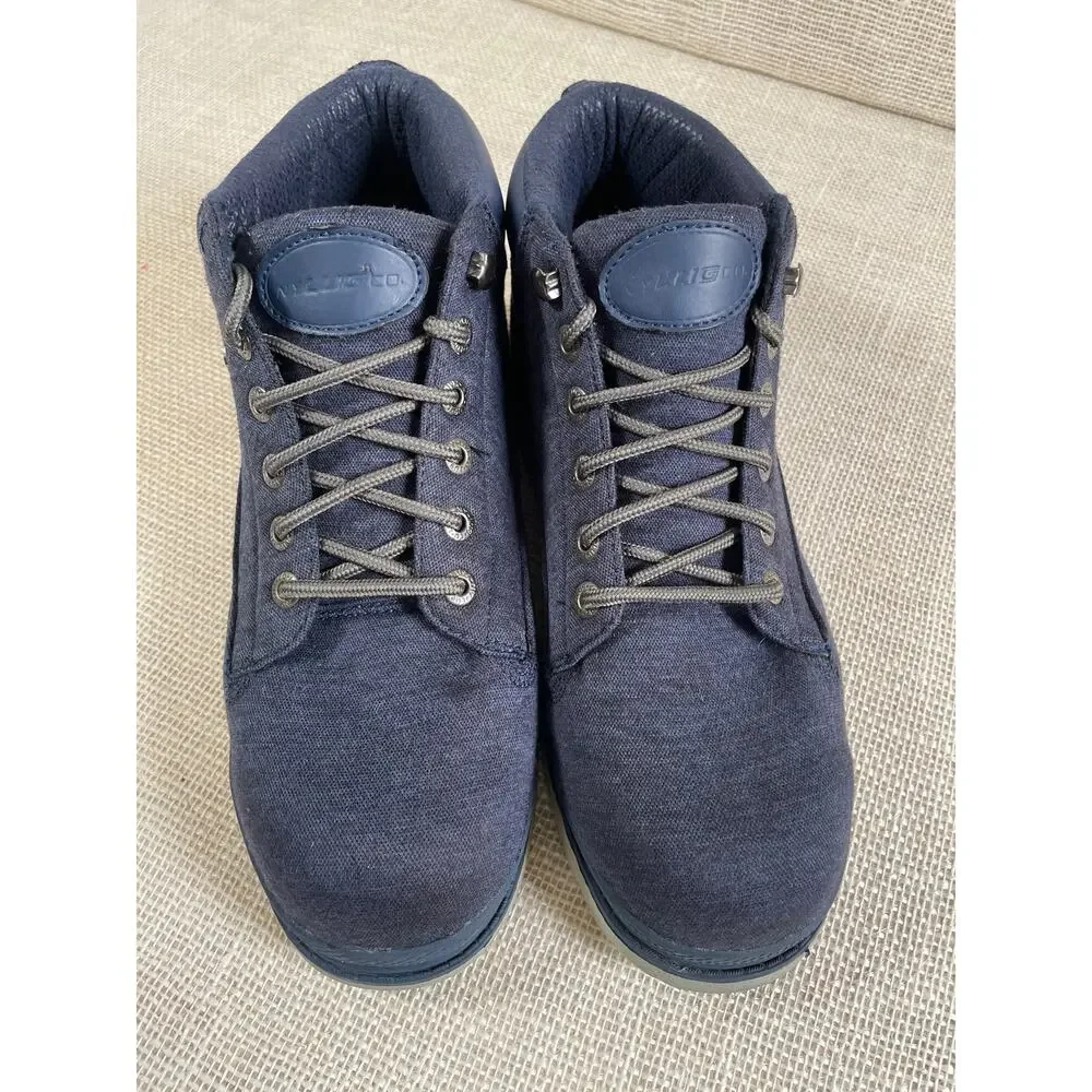Lugz,‎ Navy Fabric, Thick tread, Comfort Padding, Men's size 11